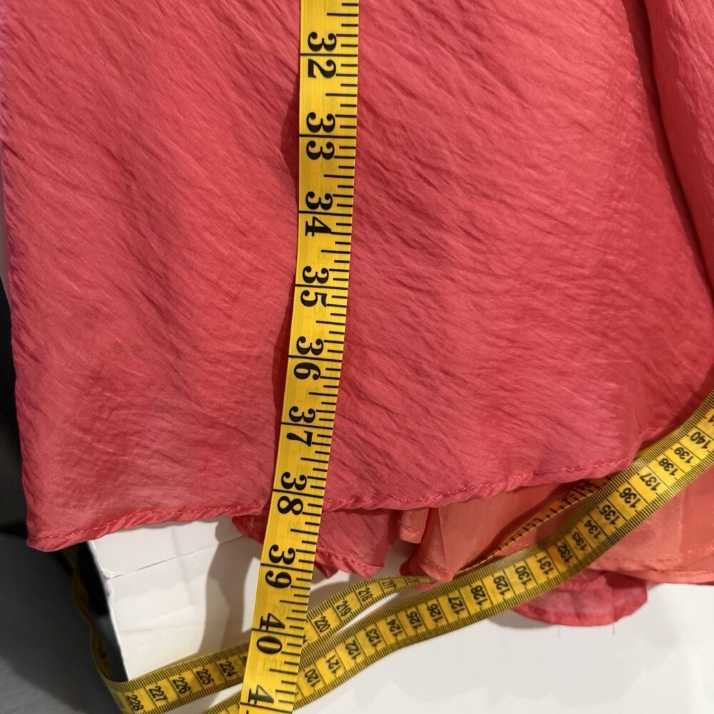 WTOO by Watters and Watters Womens Size 12 Pink Coral Cocktail Dress - Picture 5 of 8
